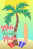 Mele Kalikimaka Palm tree