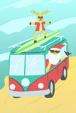 Santa Shaka Surfer