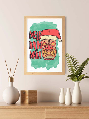 Mele Kalikimaka Tiki Mask