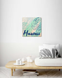 Monstera Leaf Hawaiian Design - Wood Print