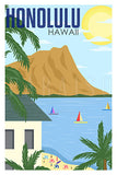 Honolulu Hawaii Retro Modern