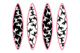 4 Surfboards BOP Silhouette