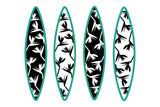 4 Surfboards BOP Silhouette