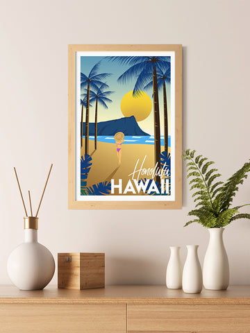 Honolulu Hawaii Sunset View