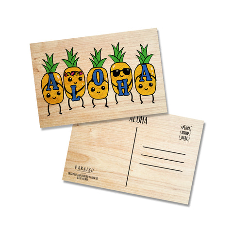Cute Pineapples Aloha Blue