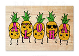 Cute Pineapples Aloha Pink