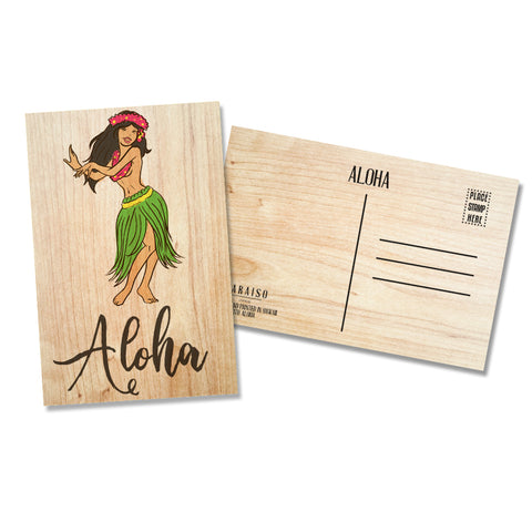 Hula Girl Aloha Natural