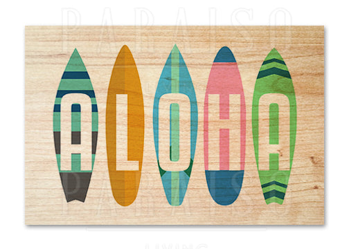 Retro Surfboards Aloha