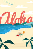 Aloha Beach Digital Painting