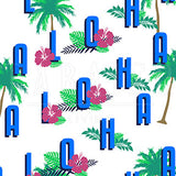 Aloha Vintage Style - Wood Print 7 x 7