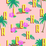 Aloha Vintage Style - Wood Print 7 x 7
