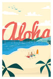 Aloha Beach Travel Print