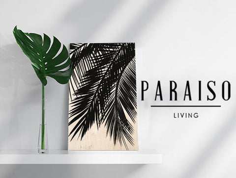Vintage Palm Tree Black and White