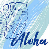 Monstera Leaf Hawaiian Design - Wood Print 7 x 7