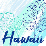 Monstera Leaf Hawaiian Design