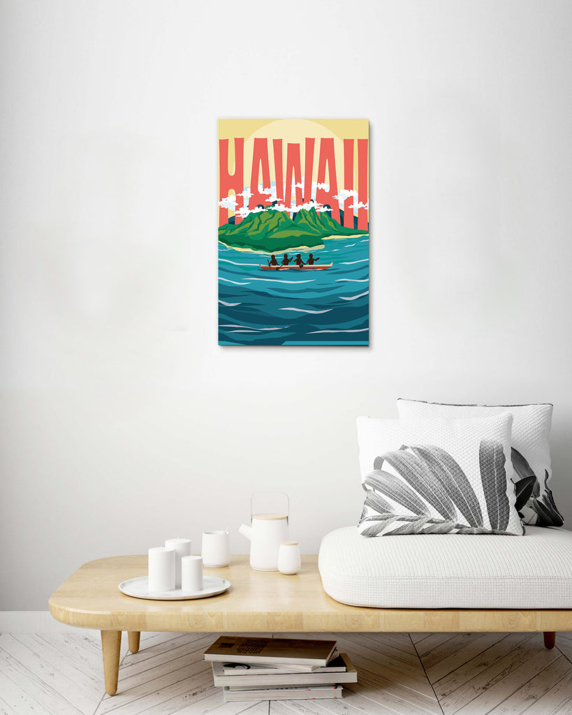 Hawaiian Island Stretch Canvas
