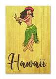 Hula Girl Hawaii Yellow