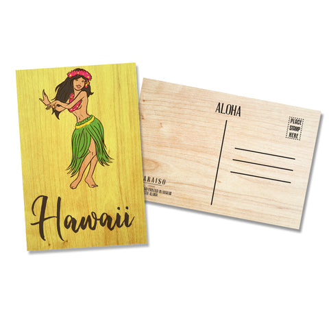 Hula Girl Hawaii Yellow