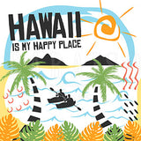 Hawaii is my Happy Place - Wood Print 7 x 7