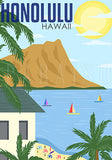 Honolulu Hawaii Retro Modern