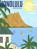 Honolulu Hawaii Retro Modern