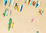 White Sand Beach Surfboards Top View