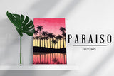 Island Reflection Palm Trees