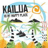 Hawaii is my Happy Place - Wood Print 7 x 7