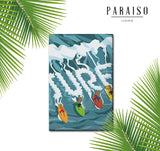 Surfing in Hawaii Digital Painting
