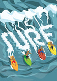 Surfing in Hawaii Digital Print