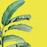 Yellow Vintage Tropical Plants