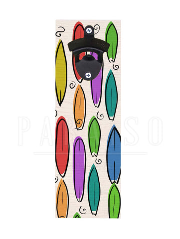 Colorful Surfboards