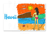 Diamond Head Surfer Hawaii