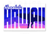 Surfer Honolulu Hawaii