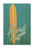 Vintage Surfboard Hawaii Blue